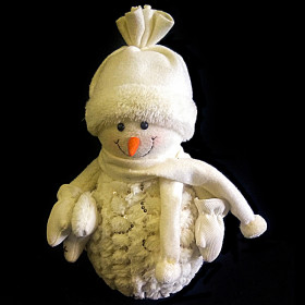 Dressed Winter Snowman